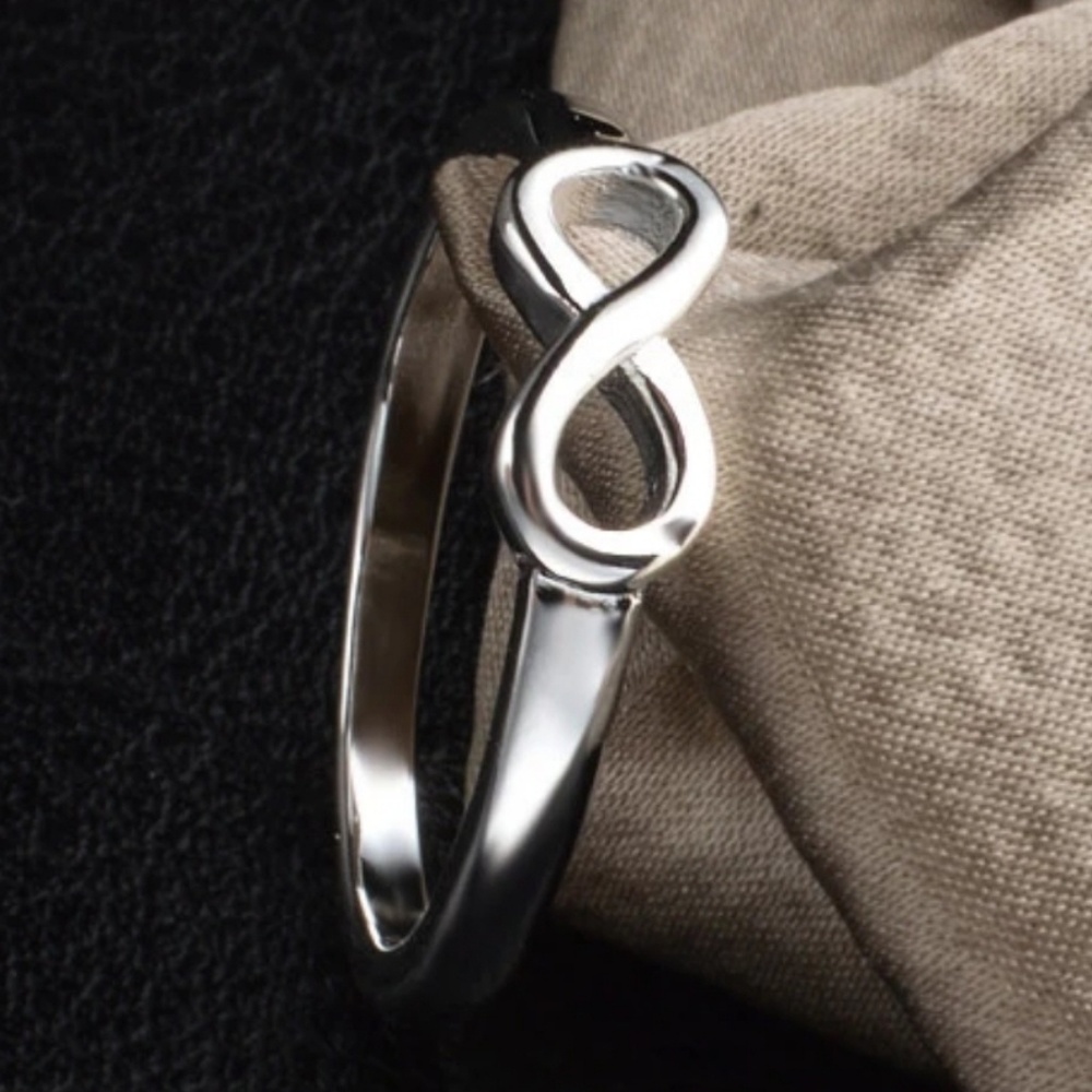 *925 Sterling silver Infinity sterling silver ring - Picture 2 of 5